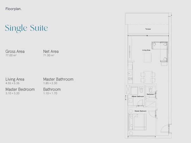 1BR Cabana with Golf view in Arc Of Soma - 11